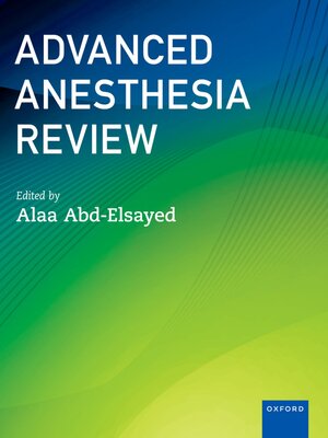 cover image of Advanced Anesthesia Review